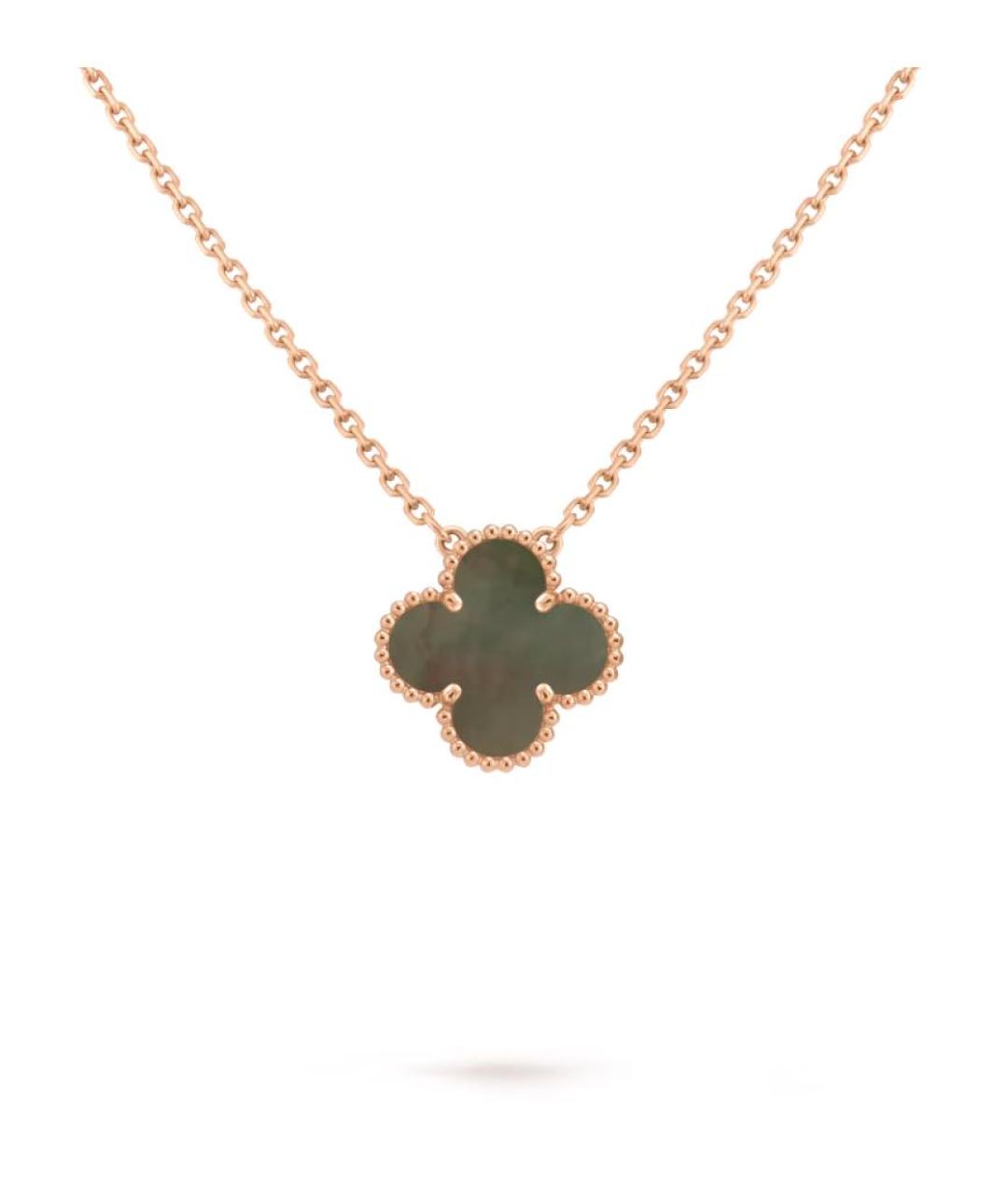 VAN CLEEF & ARPELS Серая подвеска из розового золота, фото 7