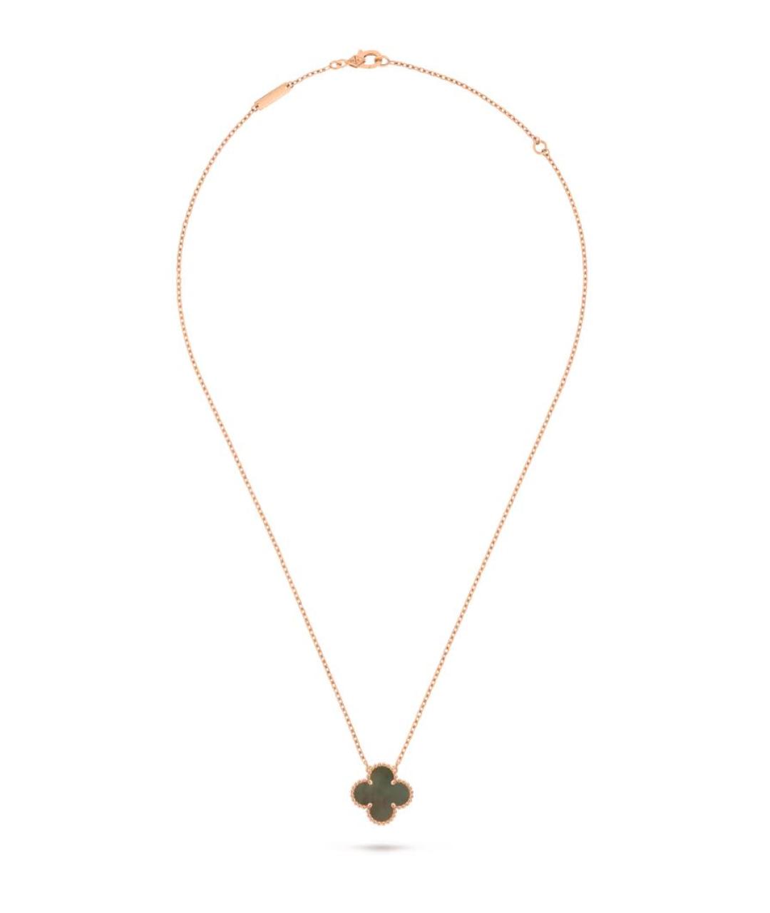 VAN CLEEF & ARPELS Серая подвеска из розового золота, фото 2