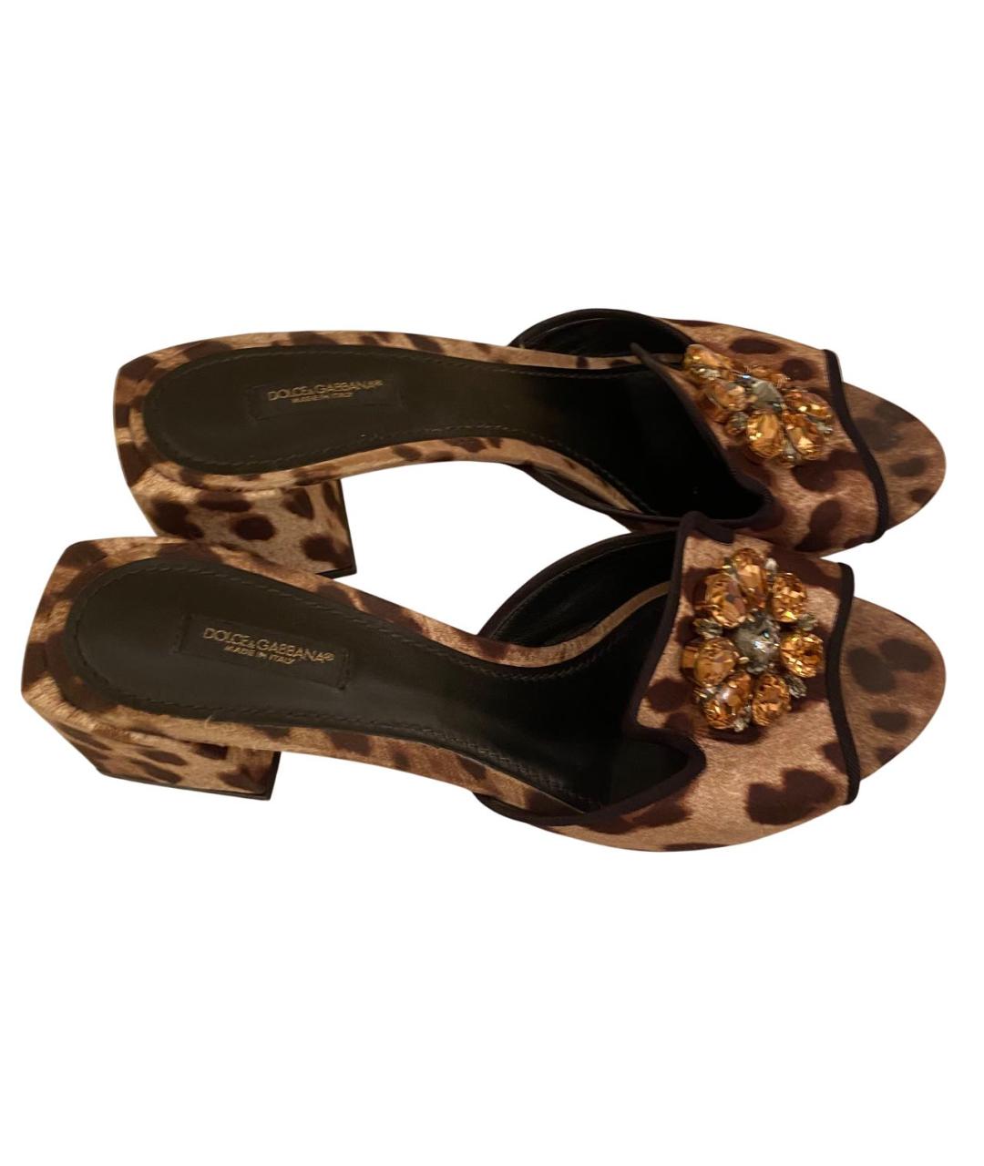 DOLCE&GABBANA Мульти мюли, фото 3