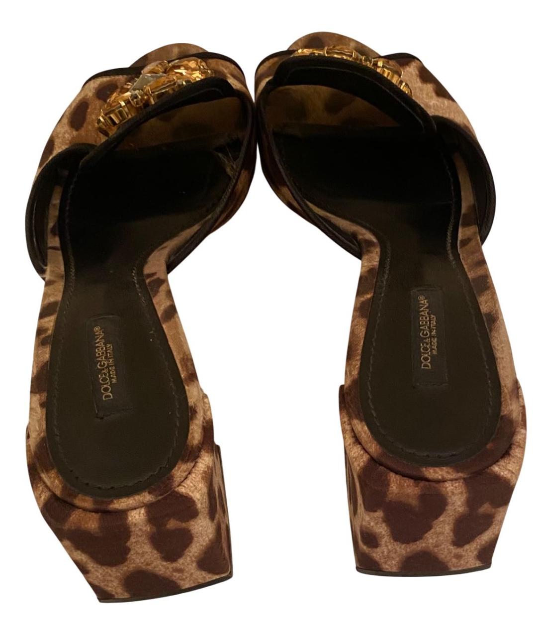 DOLCE&GABBANA Мульти мюли, фото 4
