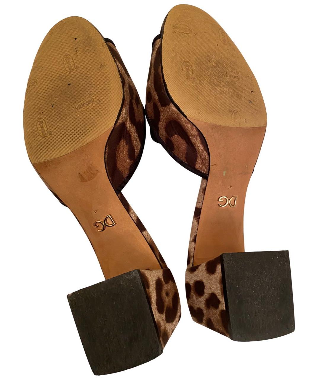 DOLCE&GABBANA Мульти мюли, фото 6