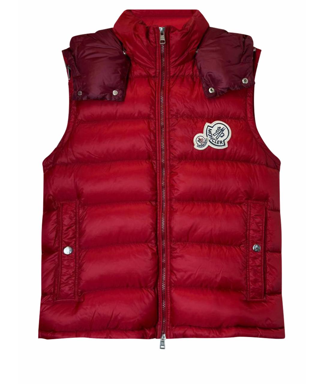 MONCLER Красный жилет, фото 1