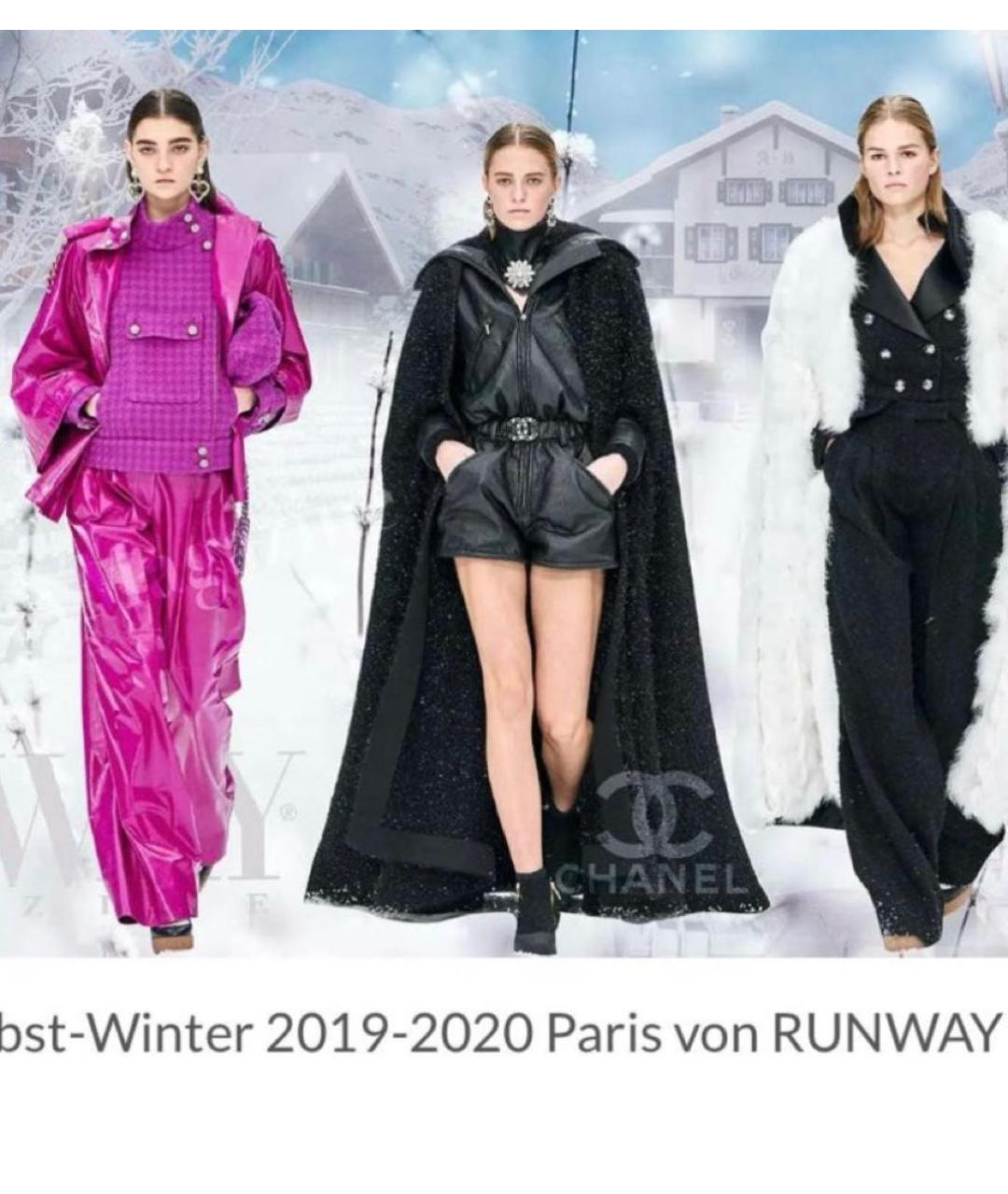 CHANEL Черные кожаные шорты, фото 4