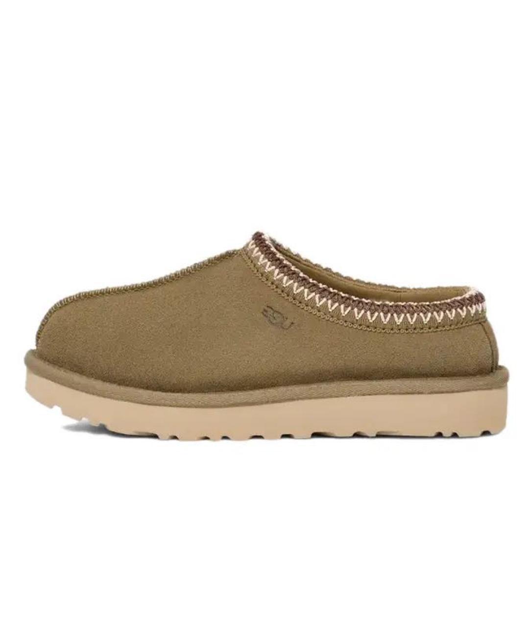 UGG AUSTRALIA Бежевые замшевые мюли, фото 3