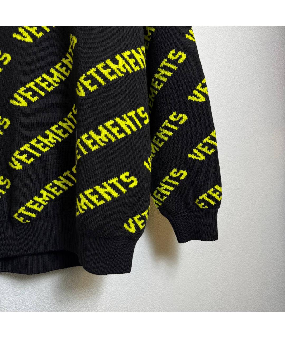 VETEMENTS Черный джемпер / свитер, фото 4