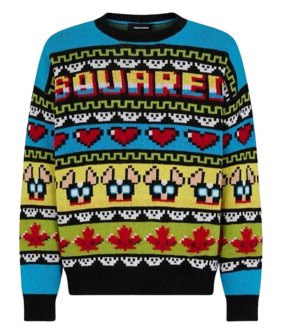 DSQUARED2 Мульти шерстяной джемпер / свитер, фото 1