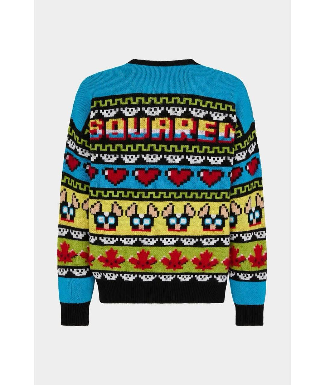 DSQUARED2 Мульти шерстяной джемпер / свитер, фото 2