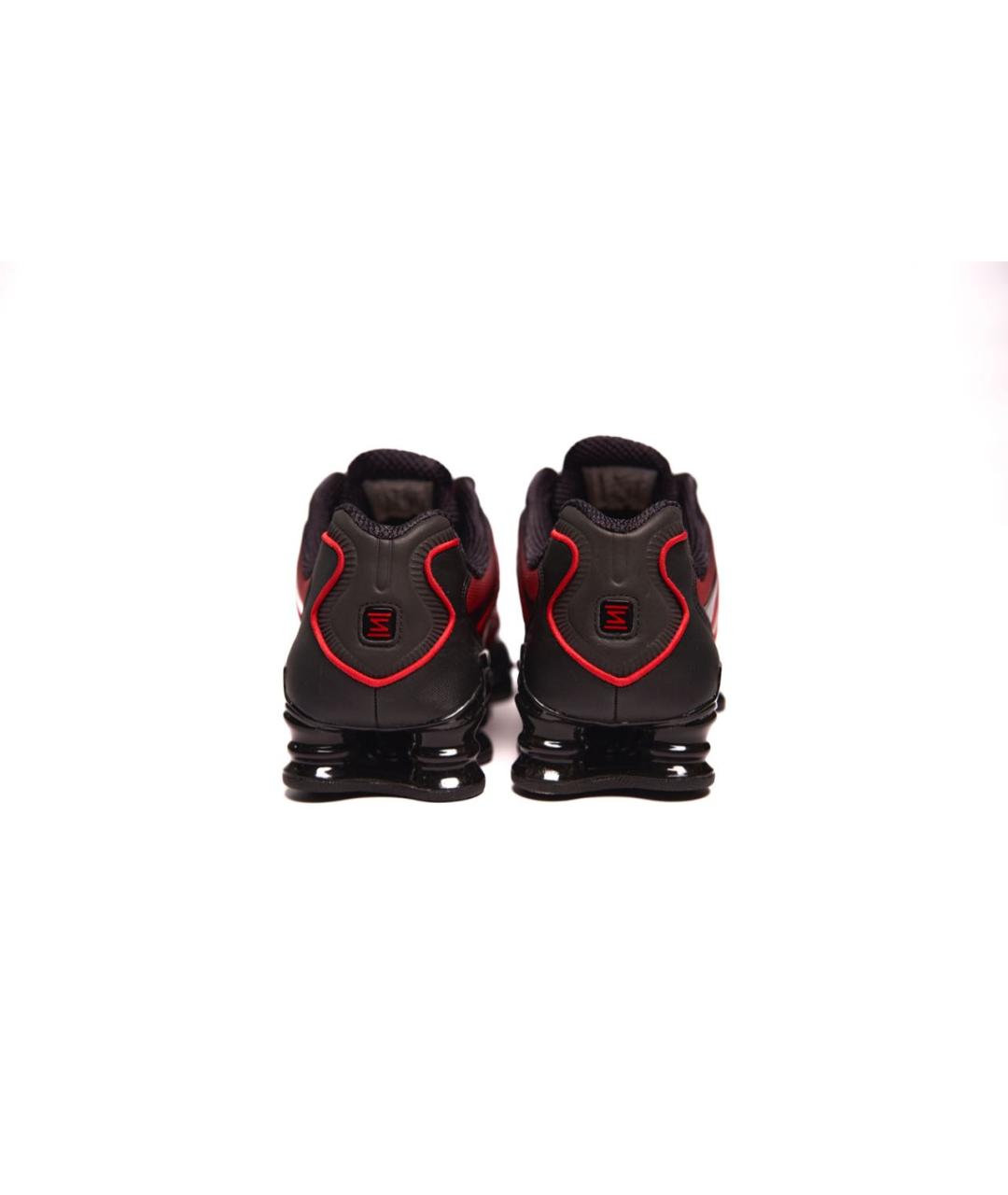 NIKE Красные текстильные низкие кроссовки / кеды, фото 4