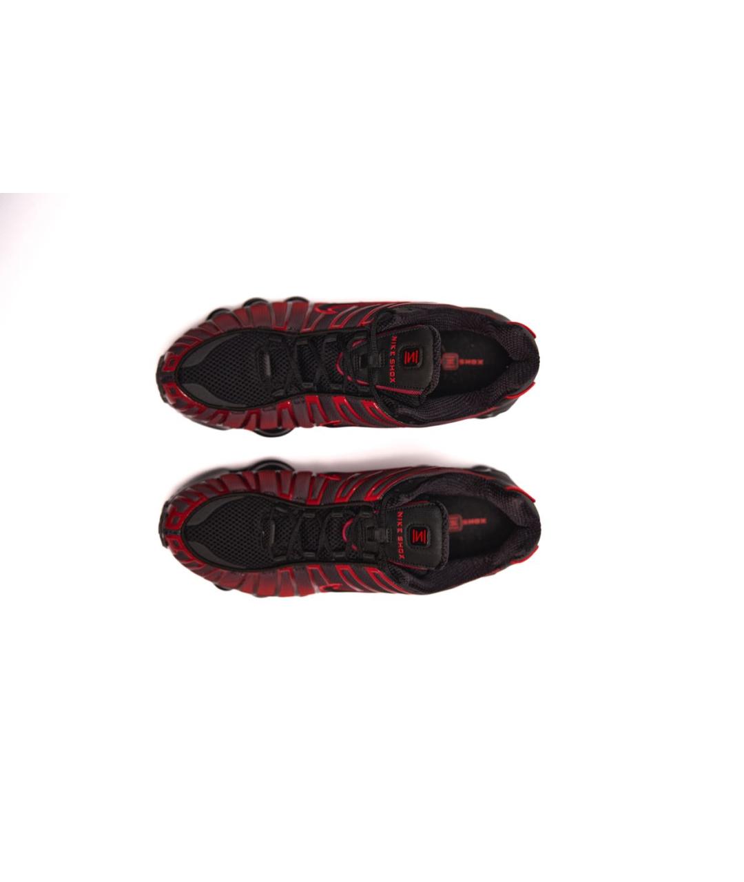 NIKE Красные текстильные низкие кроссовки / кеды, фото 3