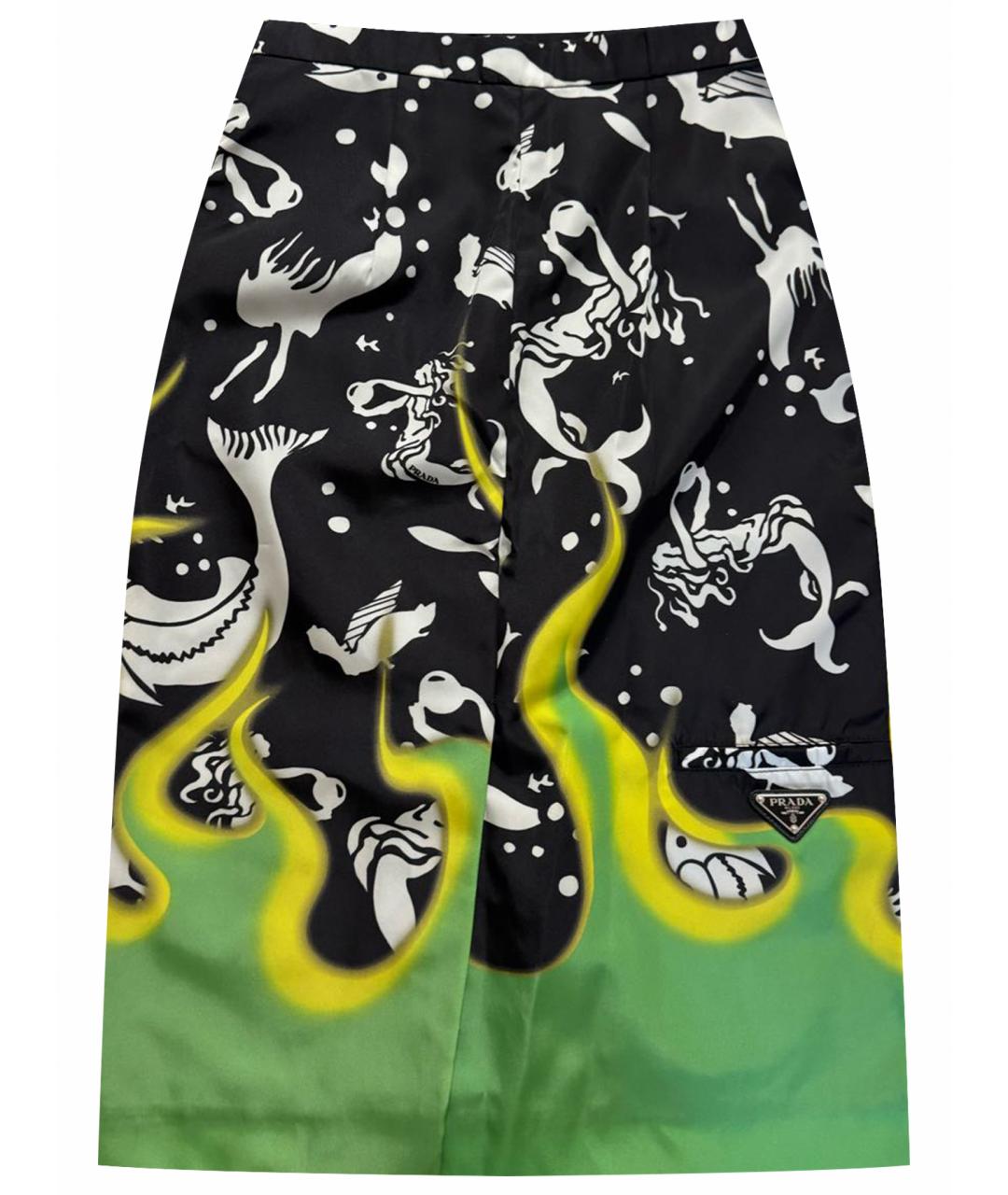PRADA Мульти юбка миди, фото 1