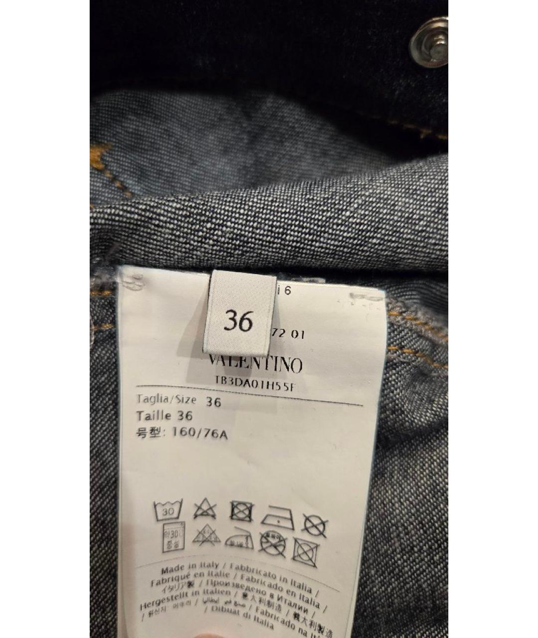 VALENTINO Синий деним комбинезон, фото 6