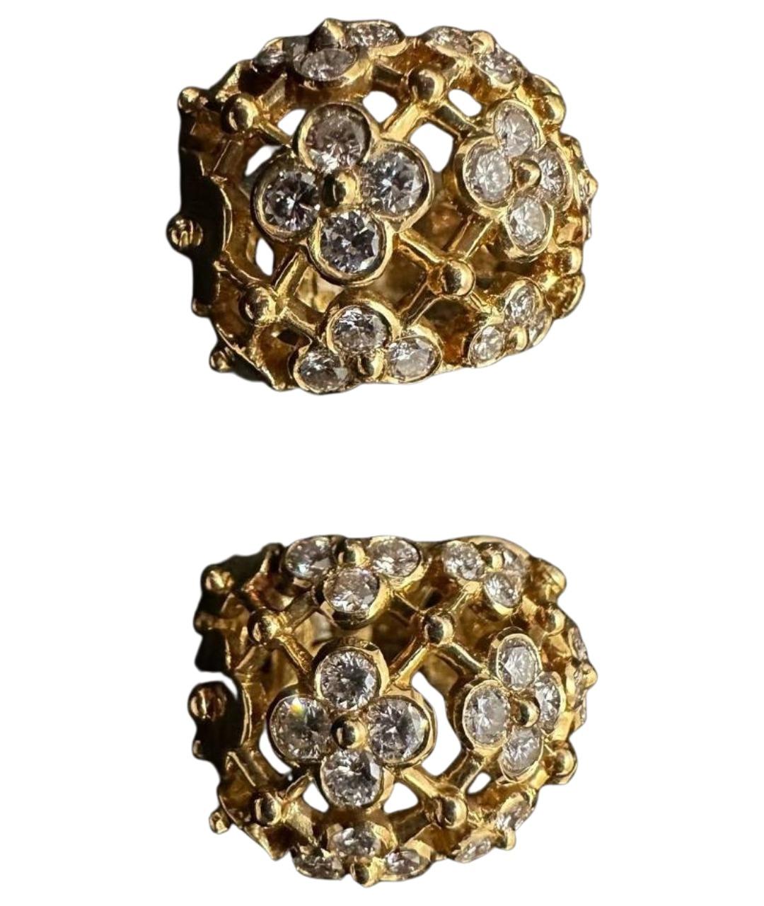 VAN CLEEF & ARPELS Золотые серьги из желтого золота, фото 1