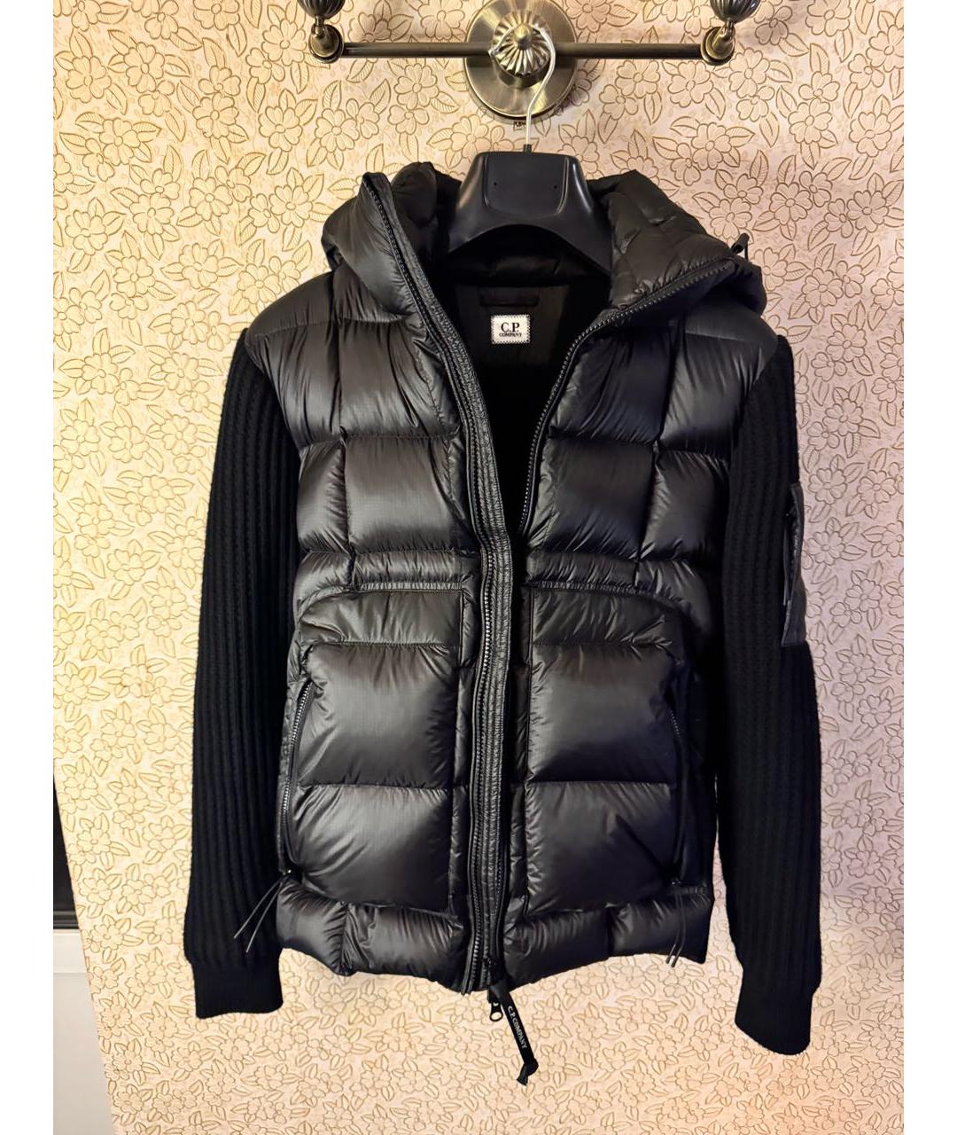 CP COMPANY Черный пуховик, фото 8