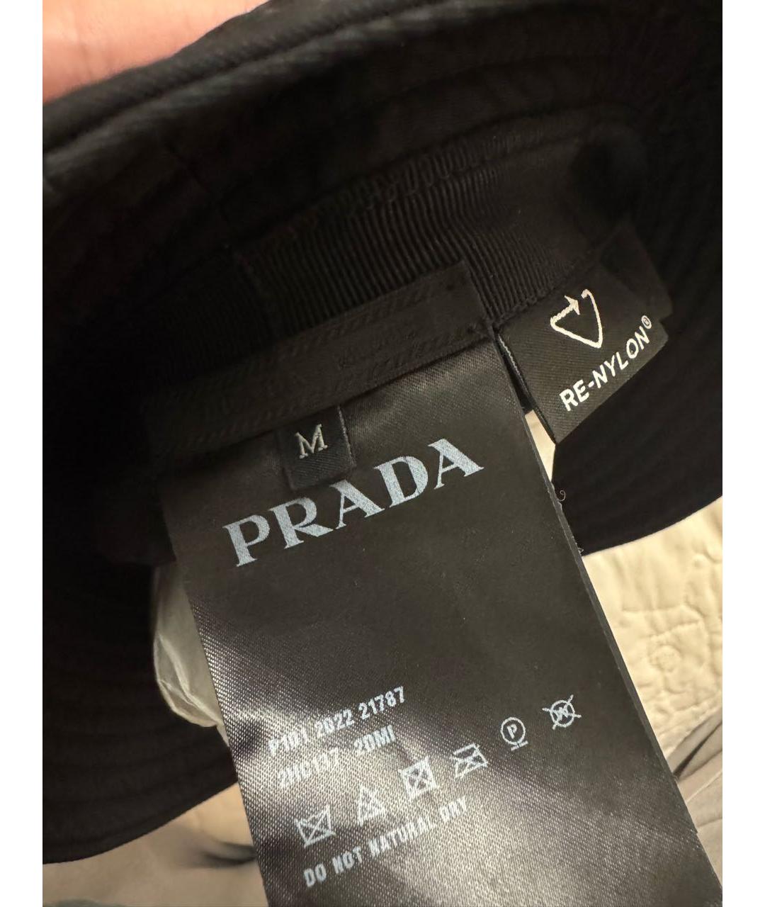 PRADA Черная панама, фото 3