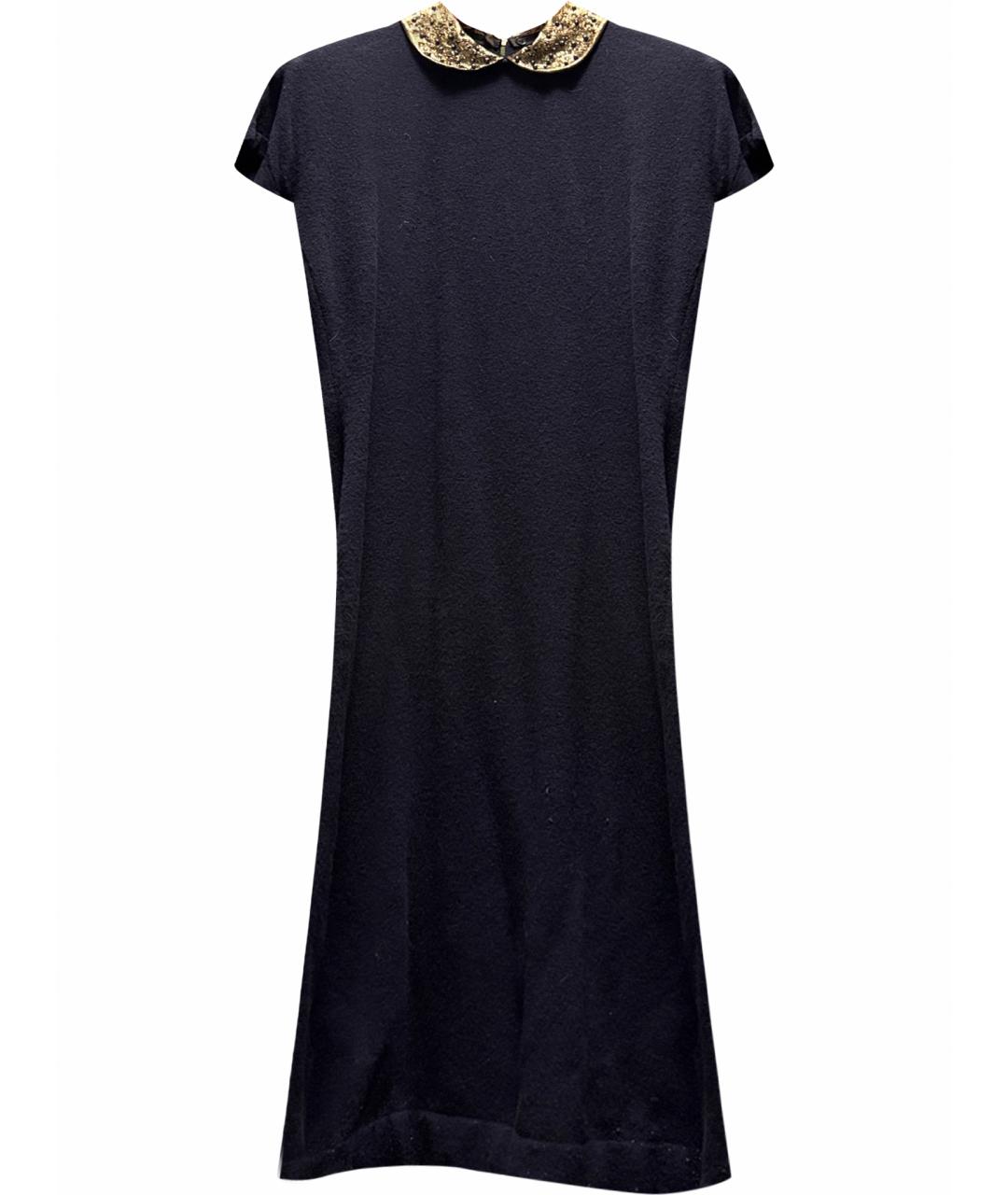 MARC BY MARC JACOBS Темно-синее кашемировое коктейльное платье, фото 1