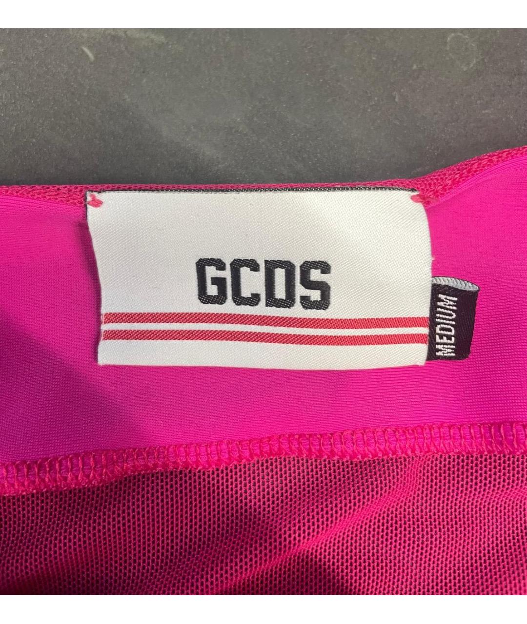 GCDS Фуксия полиамидовое боди, фото 3