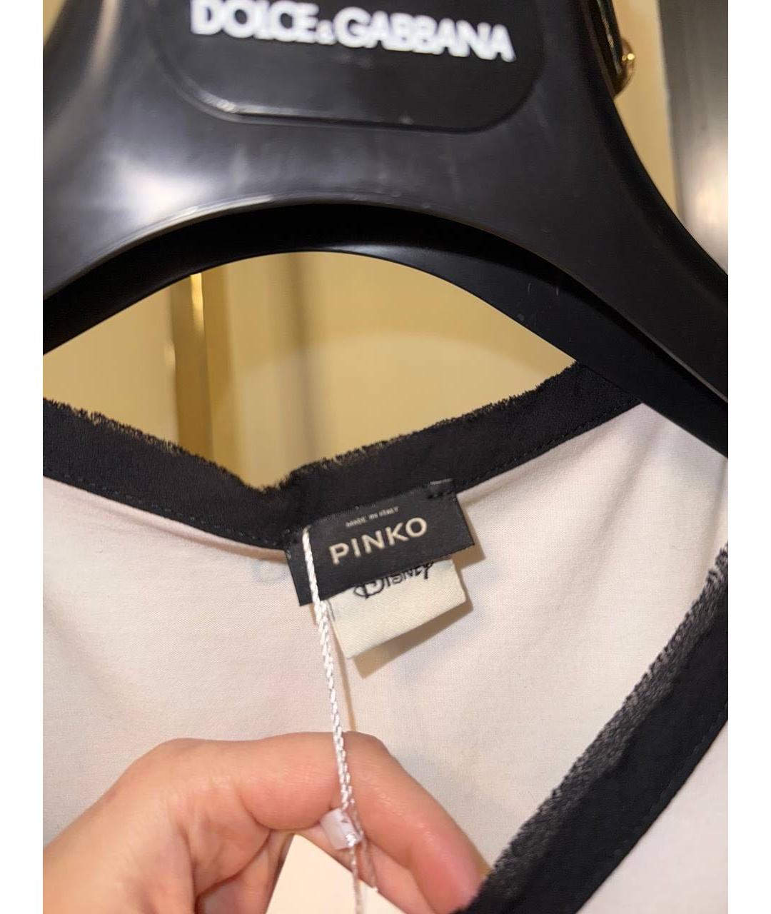 PINKO Белая футболка, фото 4
