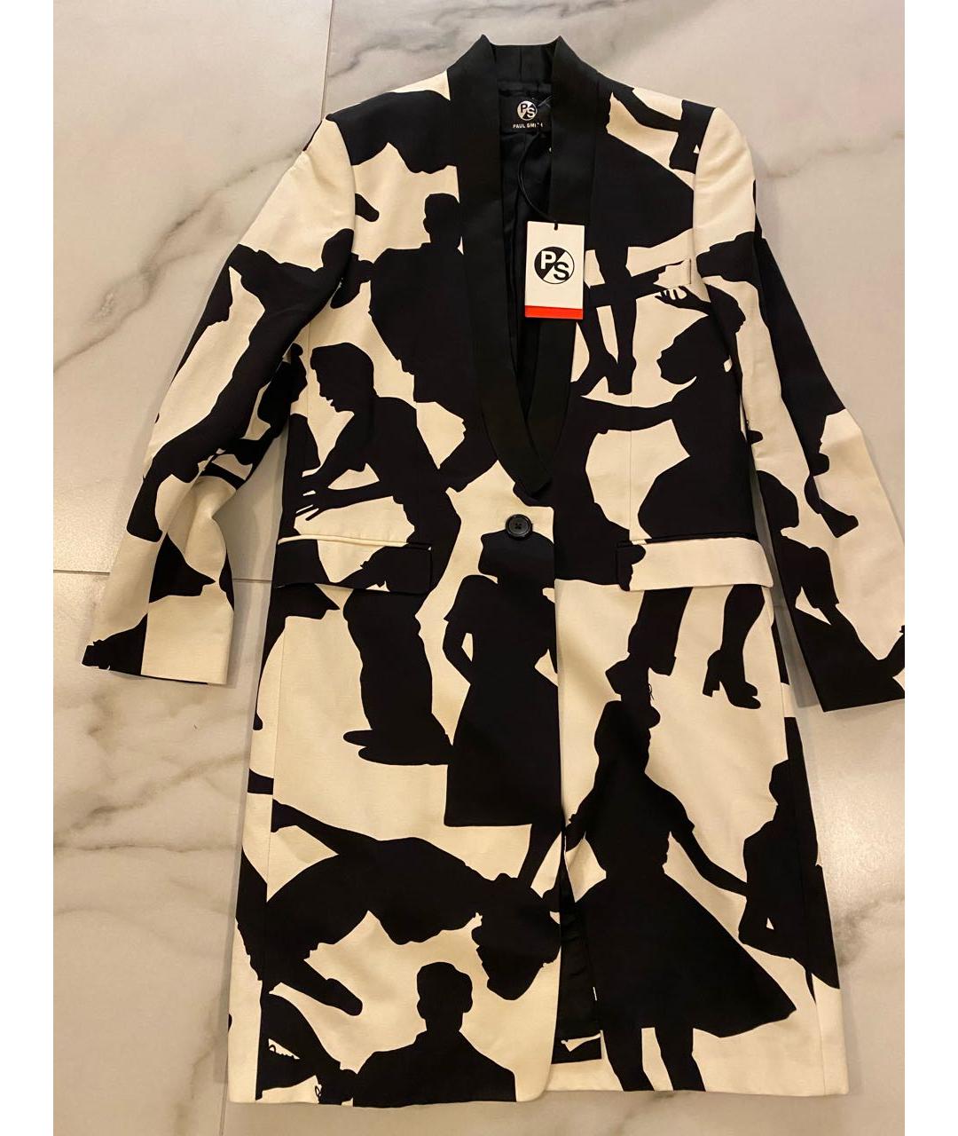 PAUL SMITH Черное хлопковое пальто, фото 6