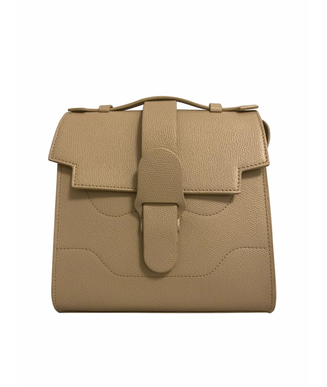 SENREVE Бежевая кожаная сумка через плечо, фото 1