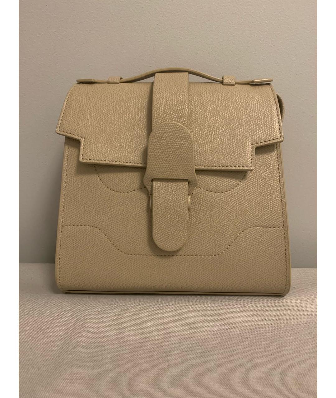 SENREVE Бежевая кожаная сумка через плечо, фото 6