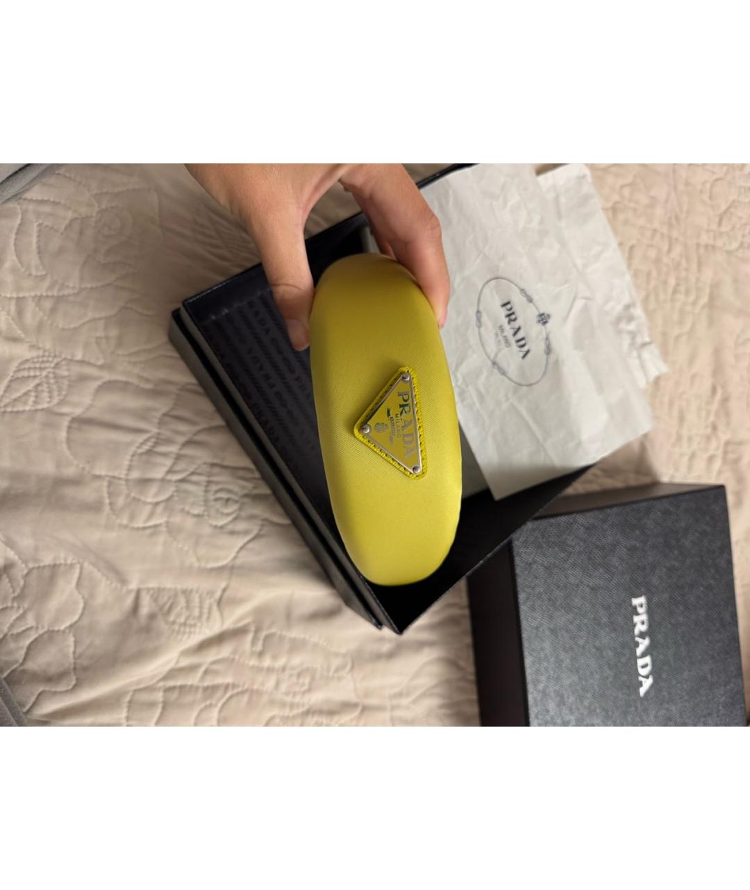 PRADA Желтый ободок, фото 3