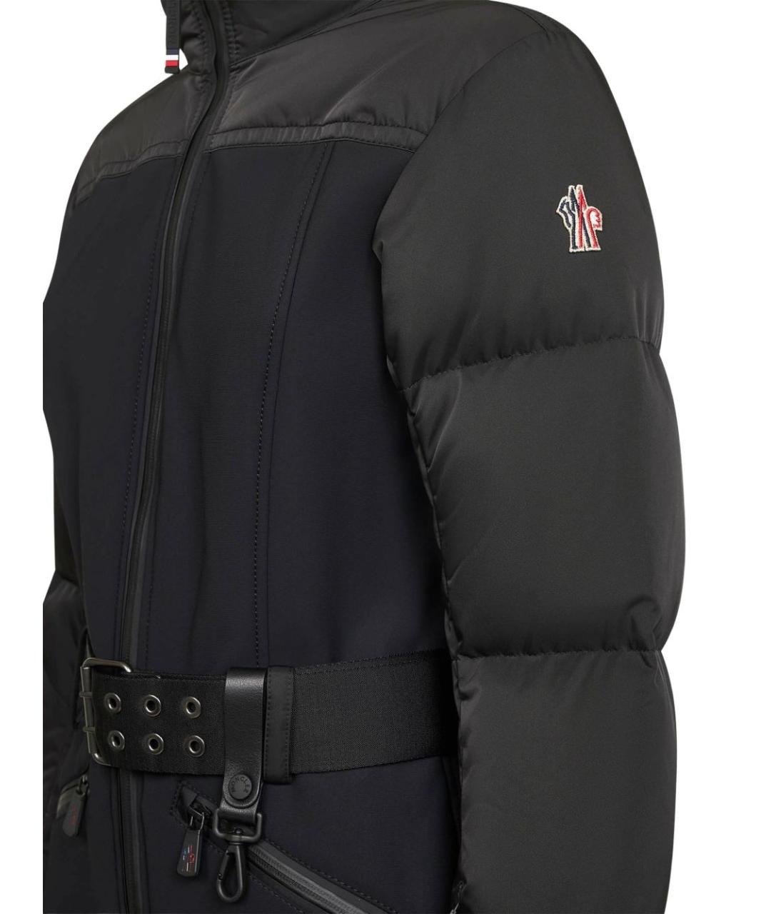 MONCLER GRENOBLE Черный полиэстеровый комбинезон, фото 4