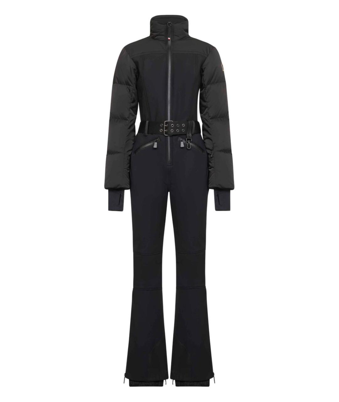 MONCLER GRENOBLE Черный полиэстеровый комбинезон, фото 1