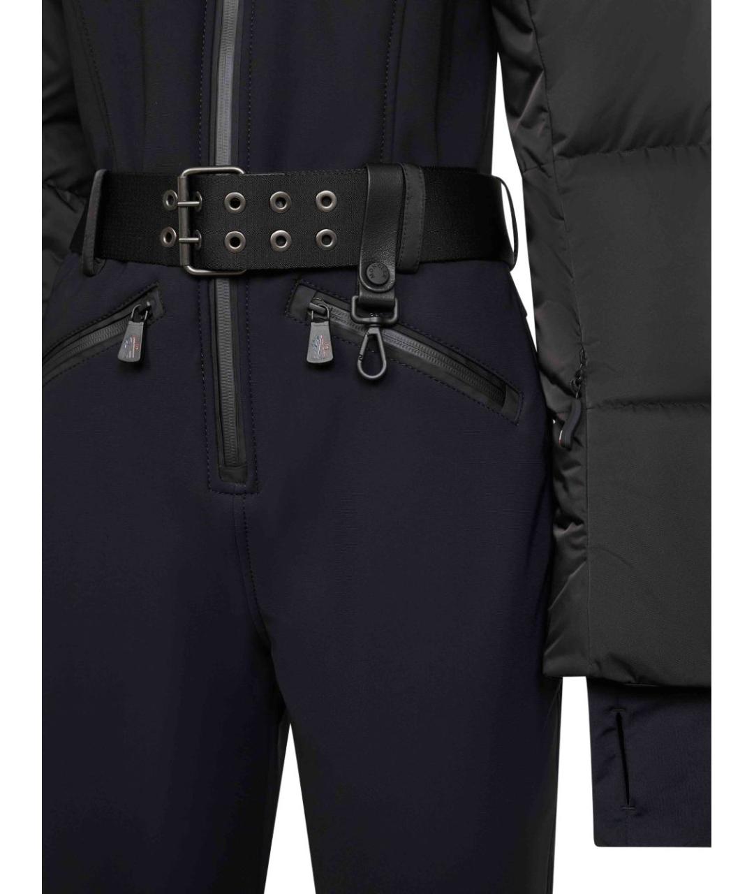 MONCLER GRENOBLE Черный полиэстеровый комбинезон, фото 3