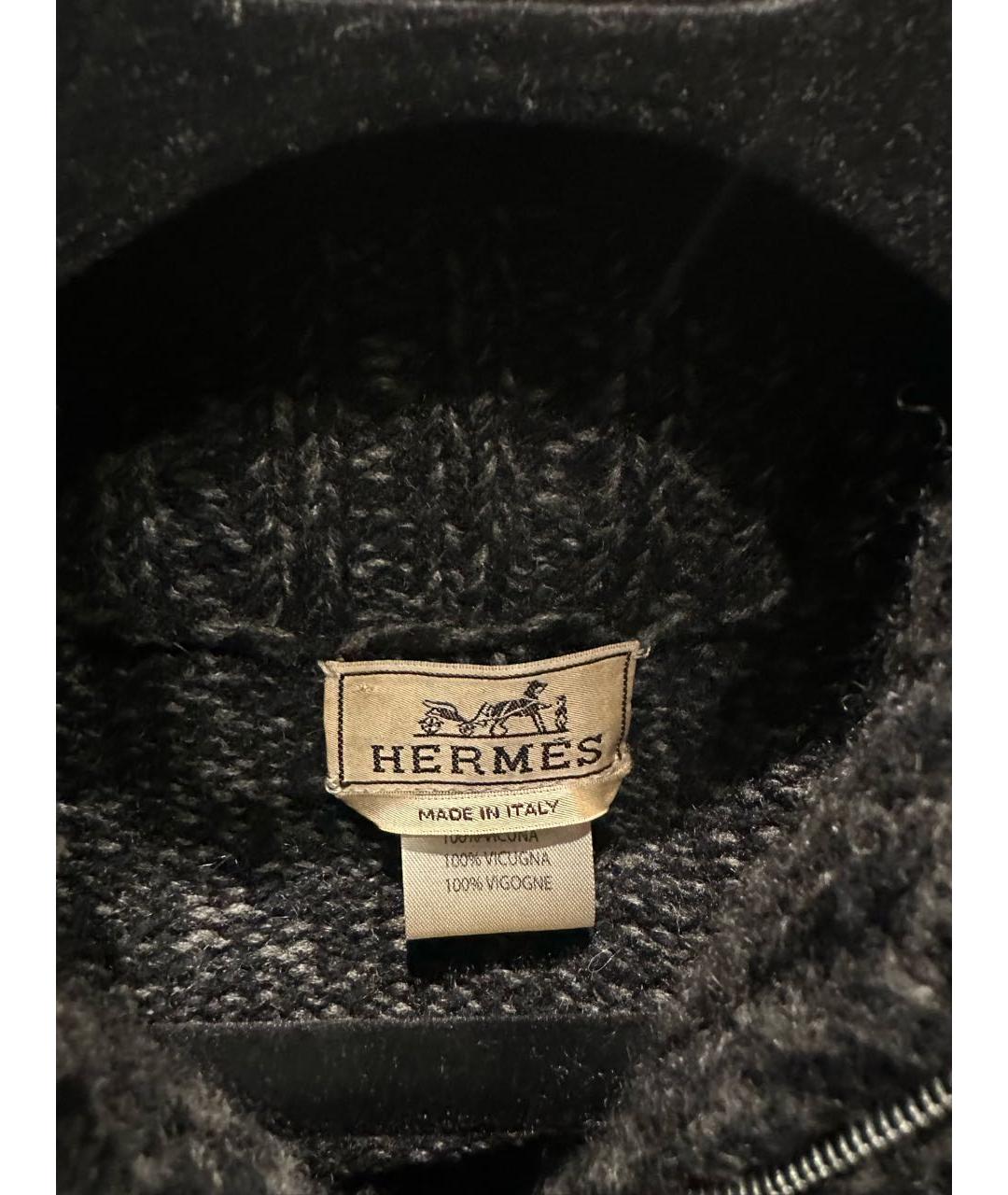 HERMES Серый джемпер / свитер, фото 6