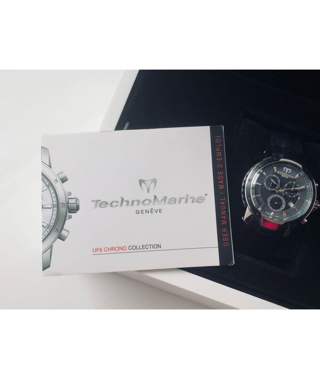 TechnoMarine Черные часы, фото 6