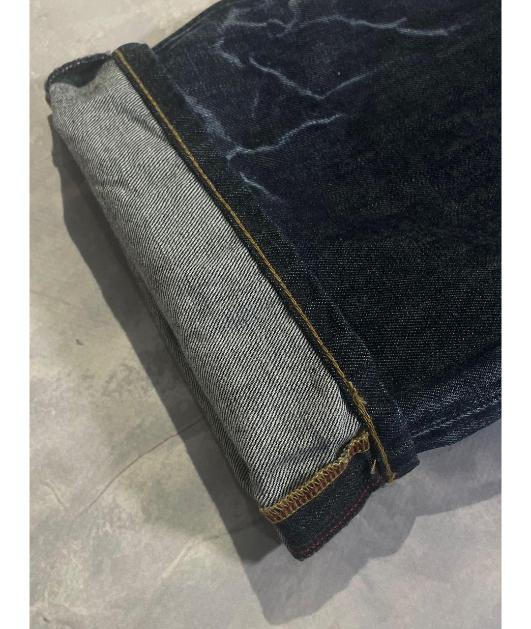 LEVI'S Темно-синие хлопковые джинсы, фото 6