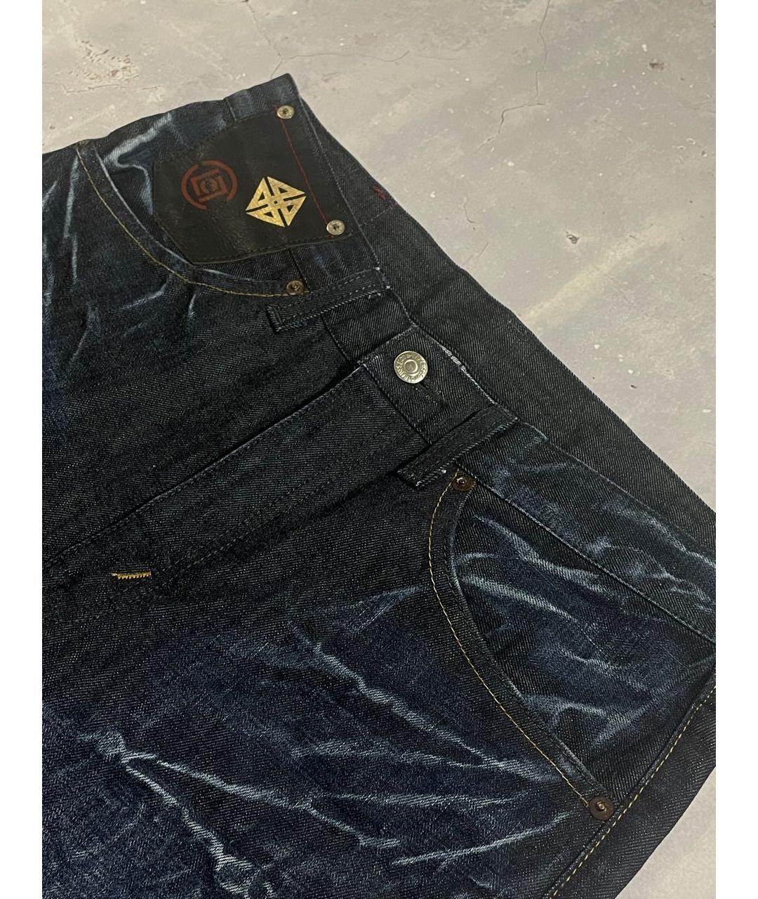 LEVI'S Темно-синие хлопковые джинсы, фото 3