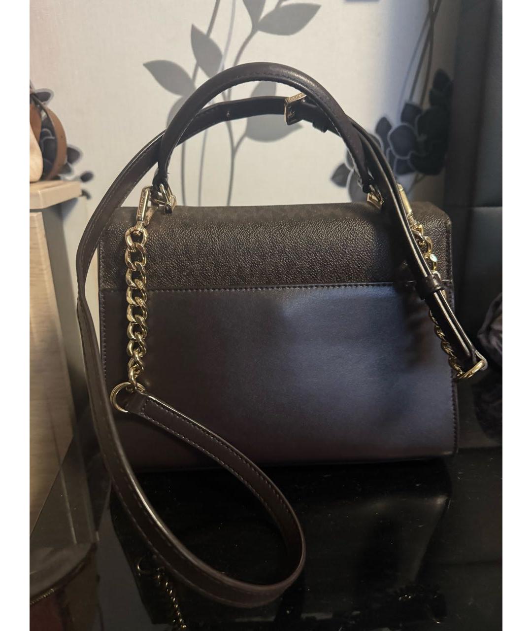 MICHAEL KORS Коричневая сумка через плечо, фото 3