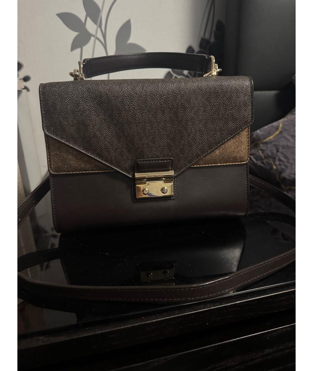 MICHAEL KORS Коричневая сумка через плечо, фото 6