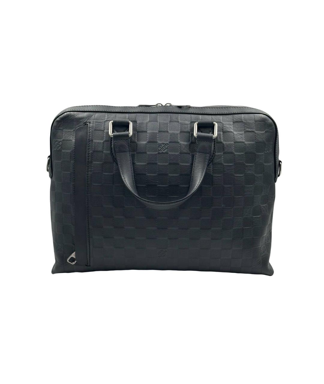 LOUIS VUITTON Черный портфель, фото 2