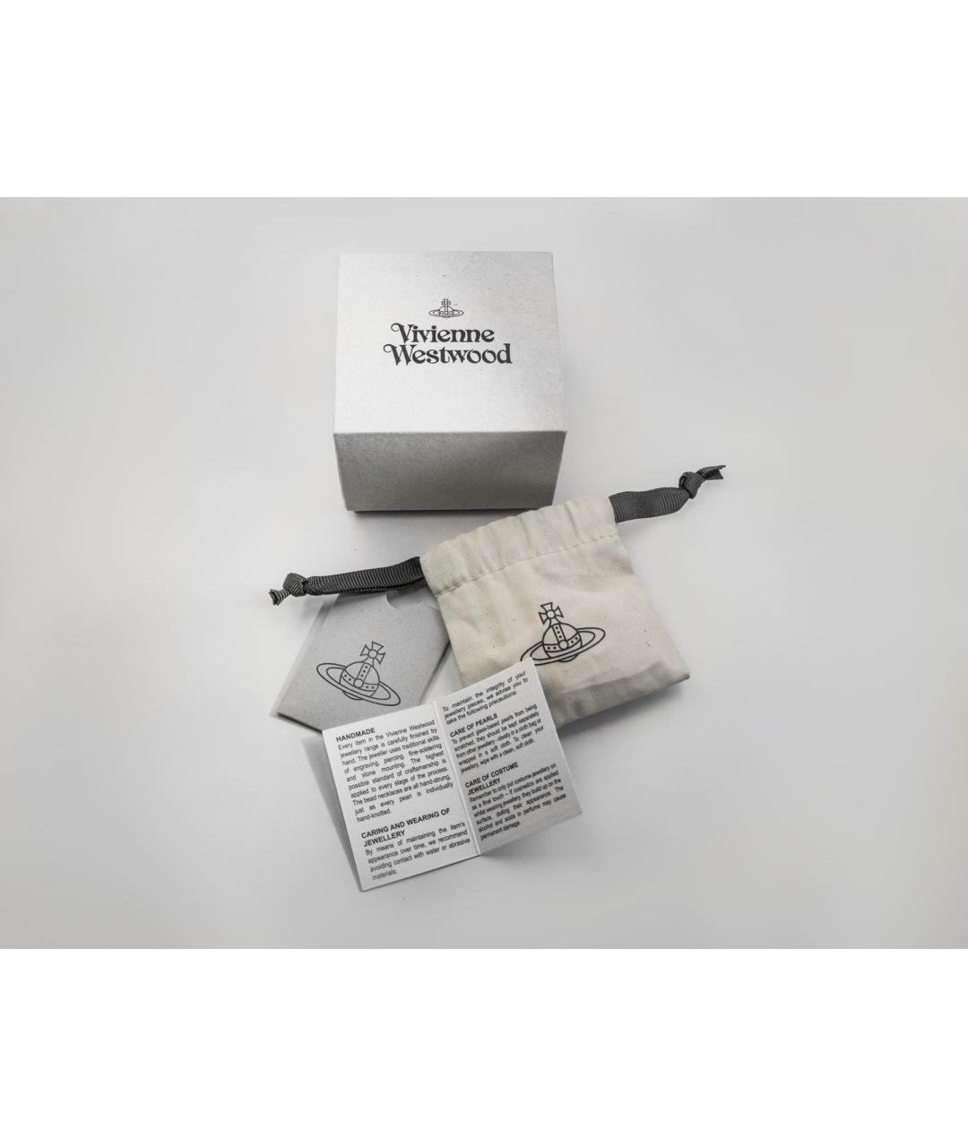 VIVIENNE WESTWOOD Серебряное с серебряным покрытием колье, фото 7