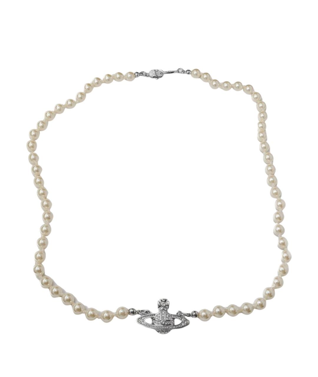 VIVIENNE WESTWOOD Серебряное с серебряным покрытием колье, фото 1