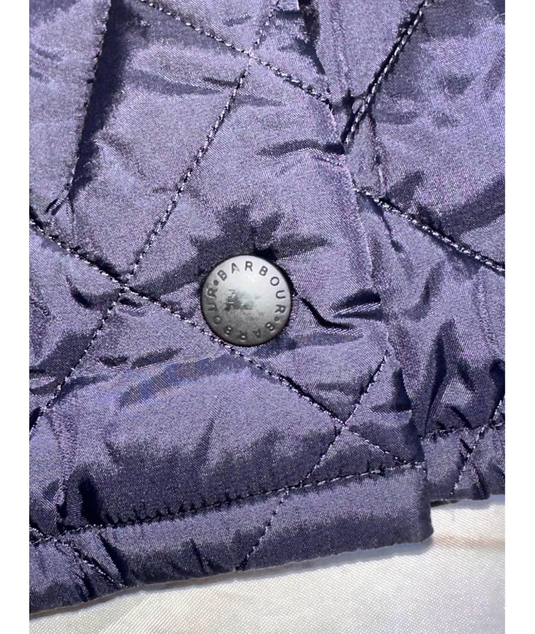 BARBOUR Темно-синяя полиэстеровая куртка, фото 7