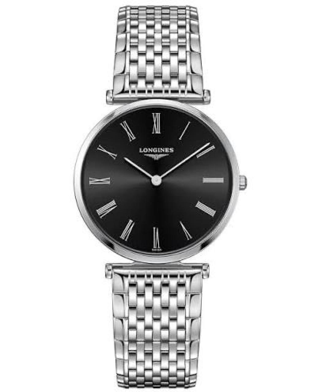 LONGINES Черные металлические часы, фото 1
