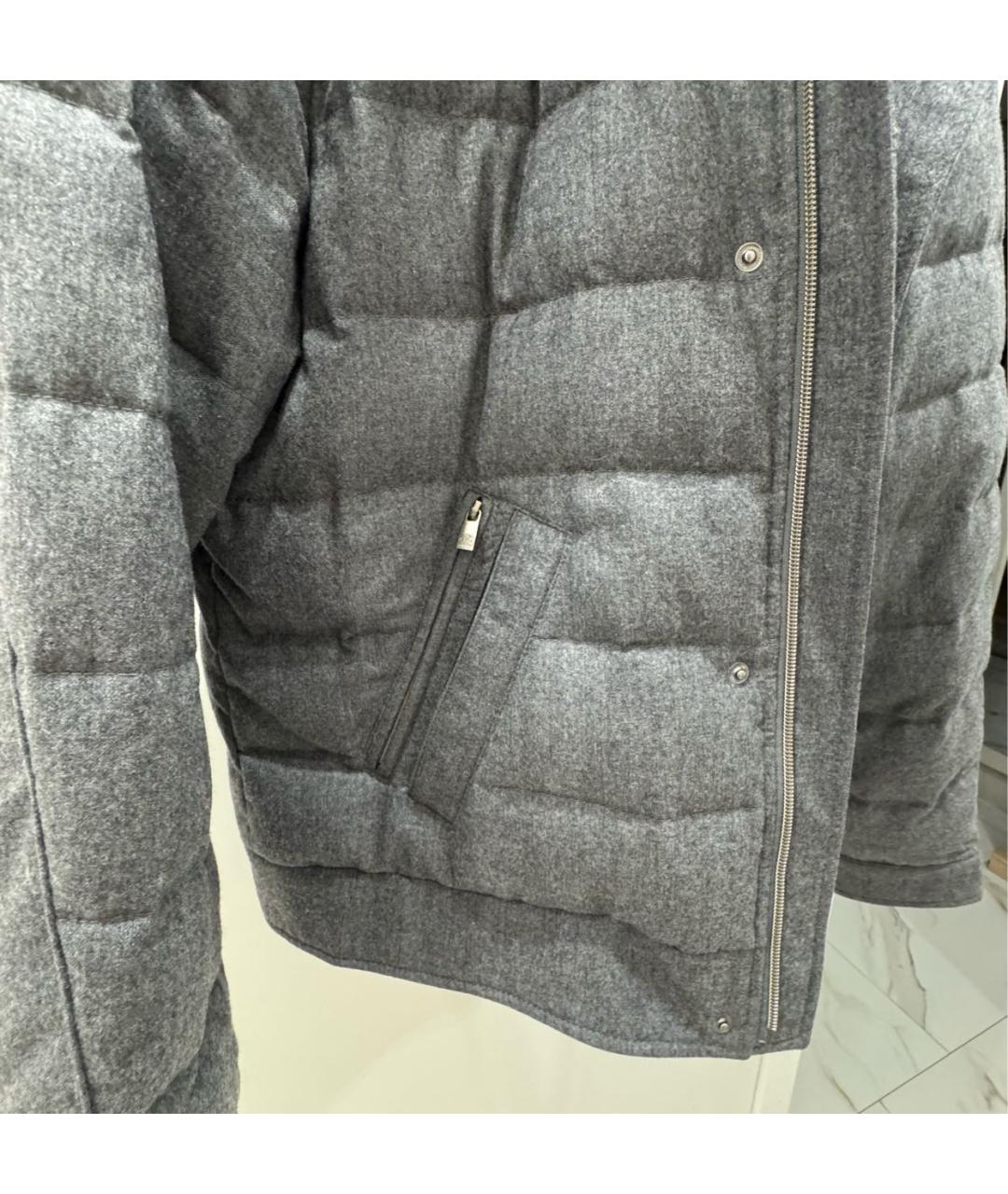 CORNELIANI Серая шерстяная куртка, фото 4