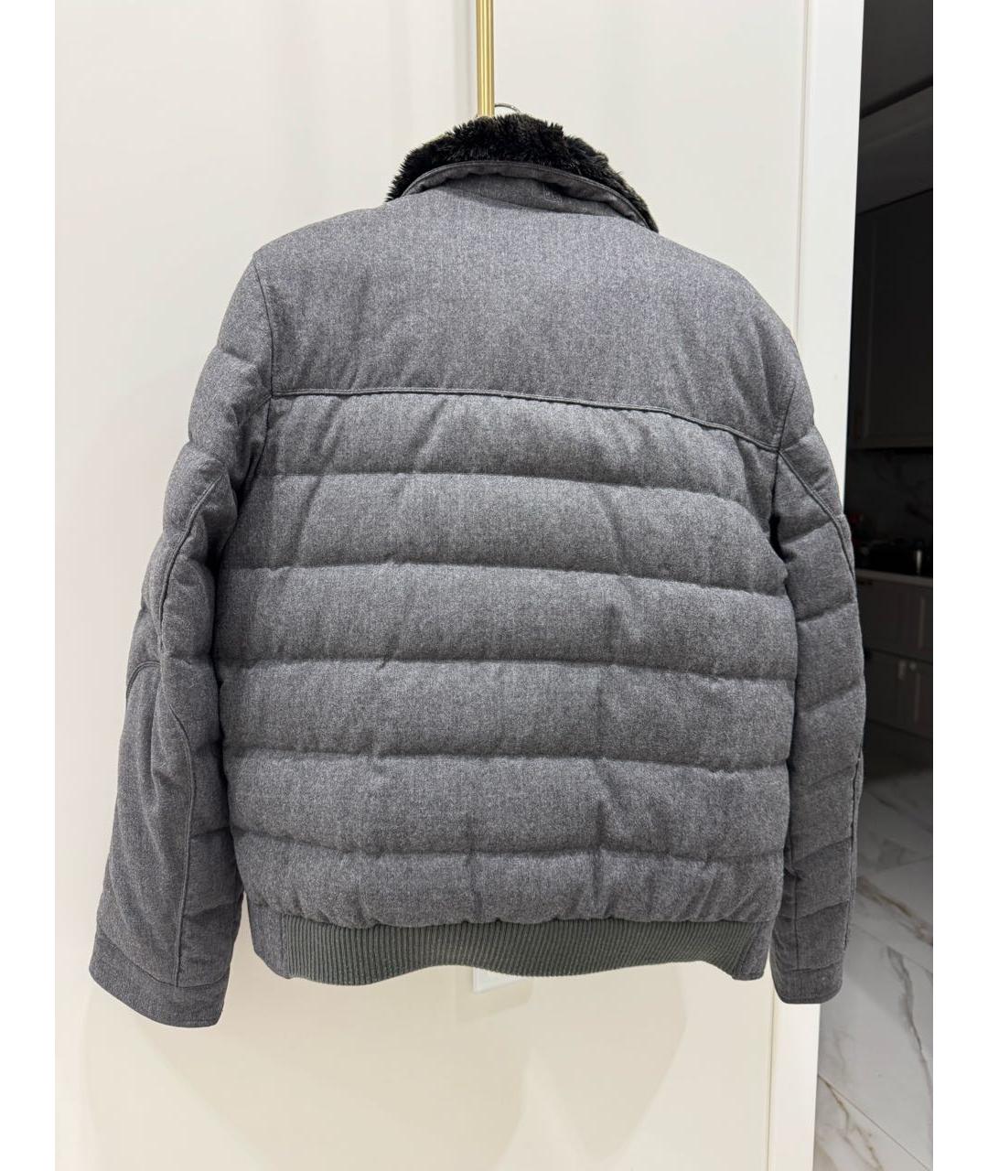 CORNELIANI Серая шерстяная куртка, фото 2