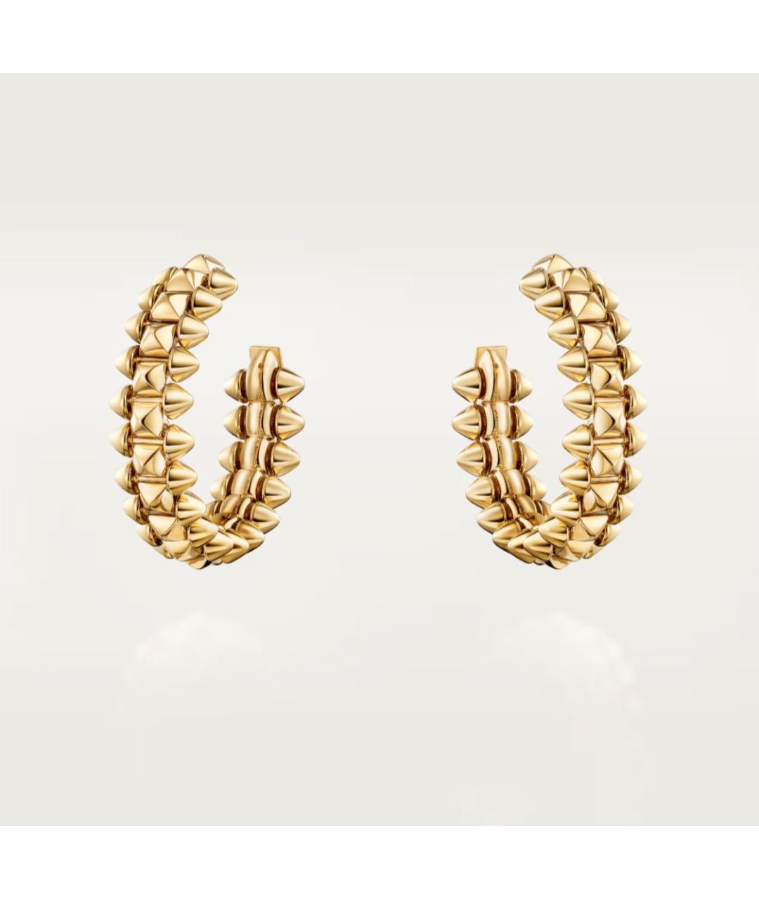 CARTIER Золотые серьги из желтого золота, фото 9