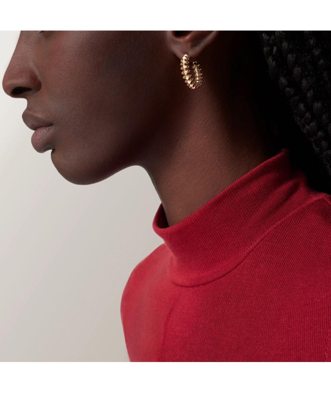 CARTIER Золотые серьги из желтого золота, фото 3