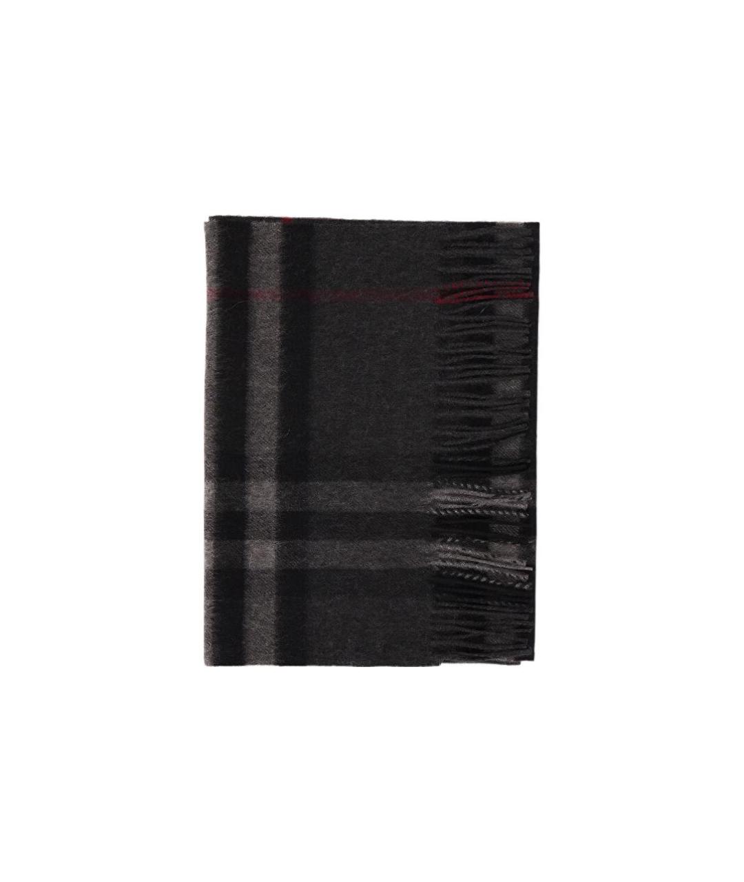BURBERRY Черный шарф, фото 1