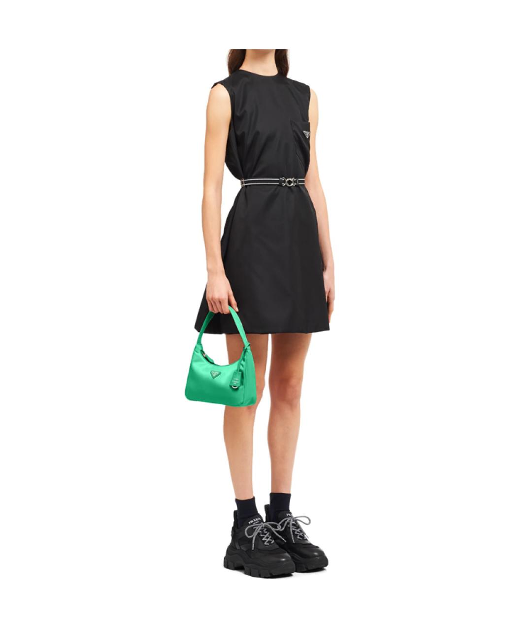 PRADA Зеленая сумка через плечо, фото 4