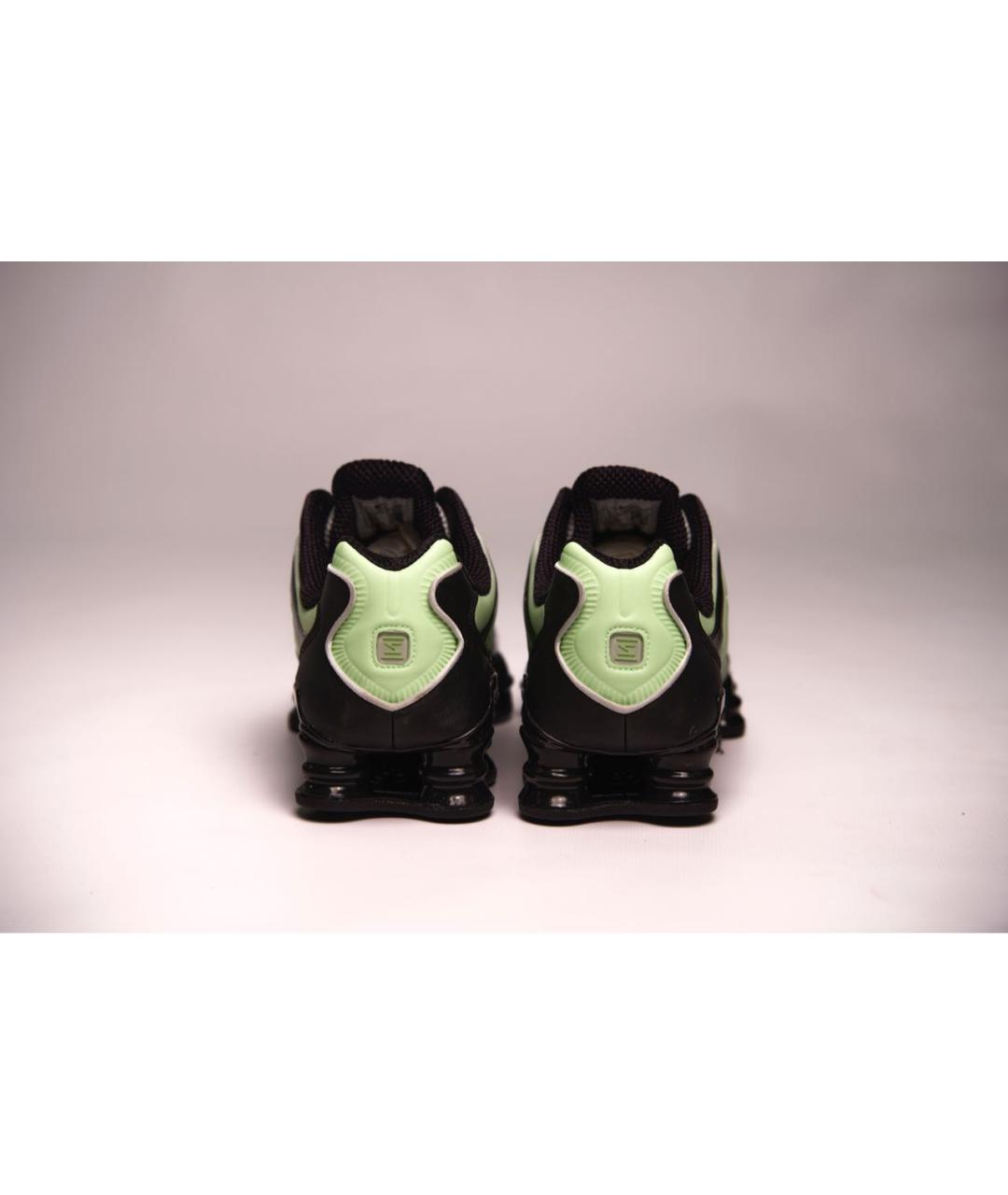 NIKE Зеленые текстильные низкие кроссовки / кеды, фото 4