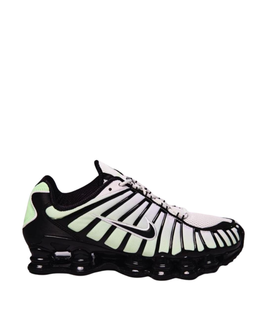 NIKE Зеленые текстильные низкие кроссовки / кеды, фото 1