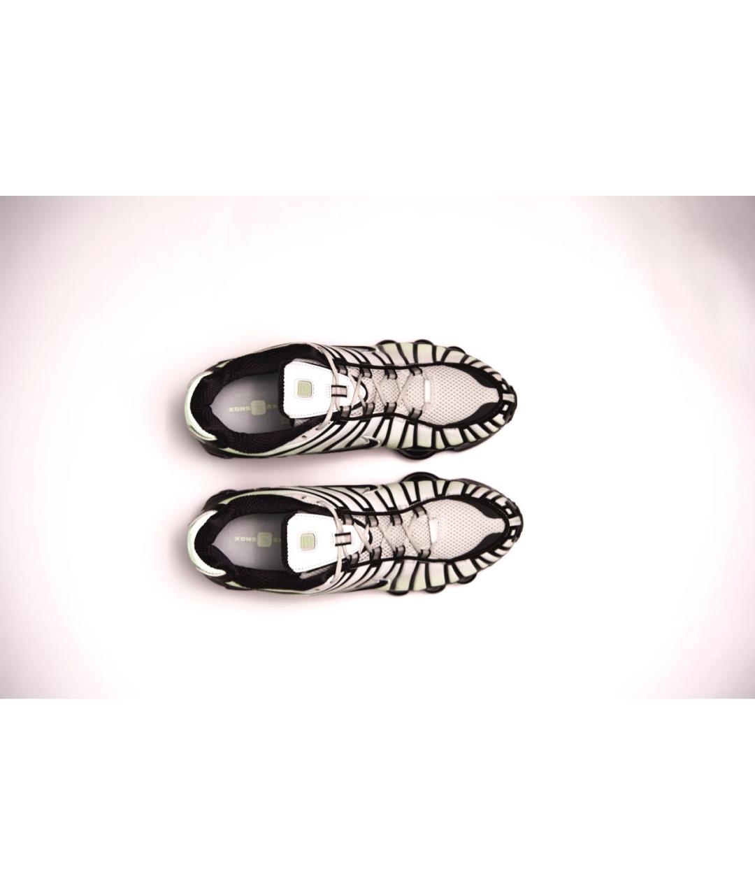 NIKE Зеленые текстильные низкие кроссовки / кеды, фото 3