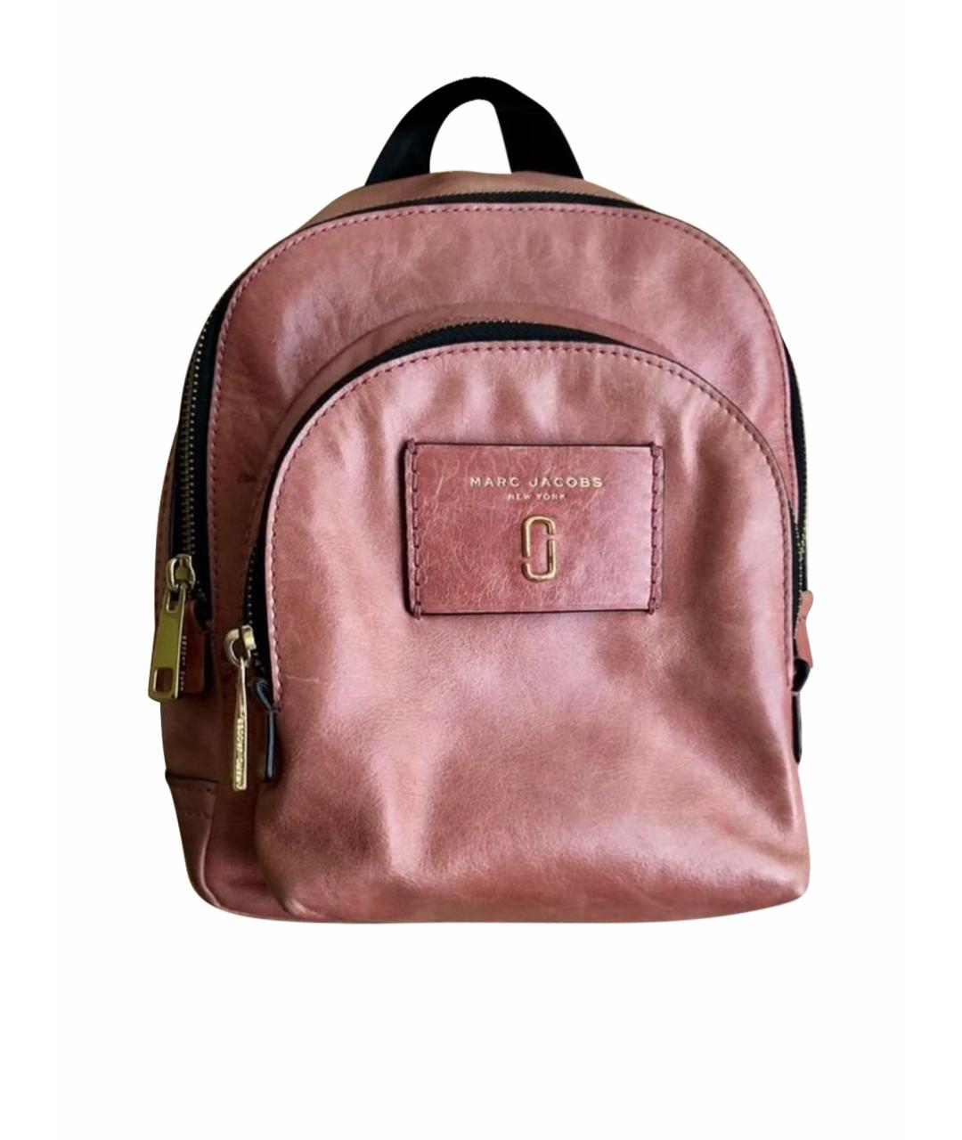 MARC JACOBS Коралловый кожаный рюкзак, фото 1