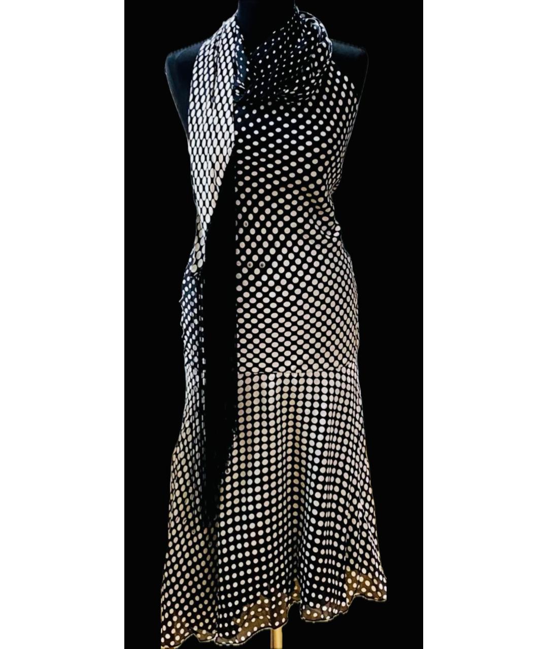 ALEXANDER MCQUEEN Черное шелковое коктейльное платье, фото 5
